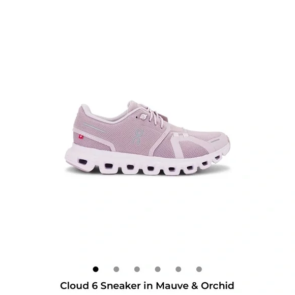 On Cloud 6 Sneakers: Orchid/Mauve - Picture 2 of 3